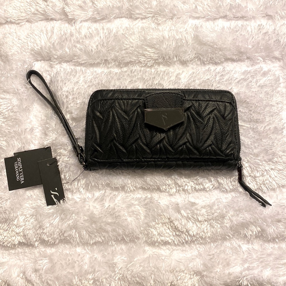 New Simply Vera Wristlet with Tags & Plastic Covering
